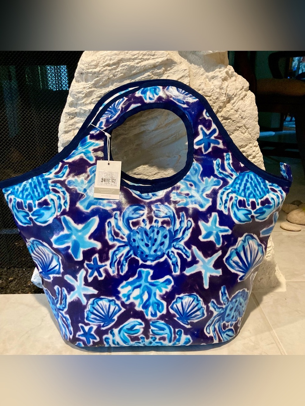 NWT Mud Pie Beach cooler/tote bag